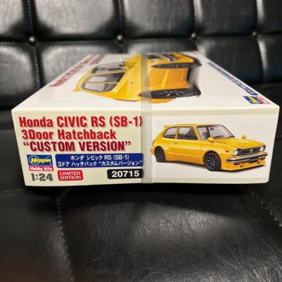 1/24 Honda civic RS（カスタム品） Hasegawa 1/24 Honda Civic RS (SB-1) 3door Custom Model 20715