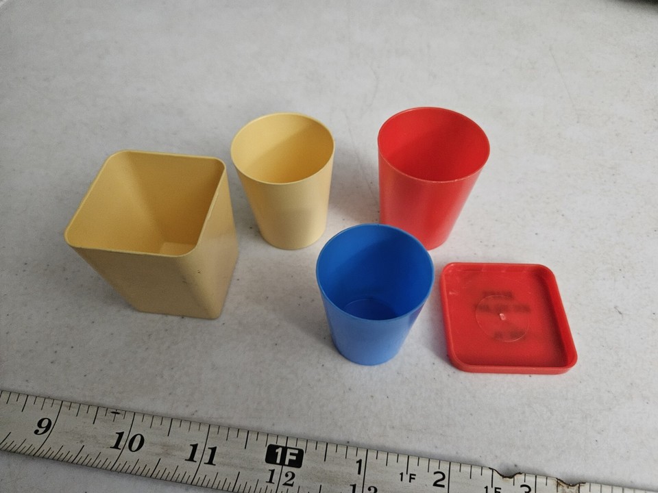 Vintage Bear's Men's Shoe Dept York PA Advertising Plastic Pocket Cups