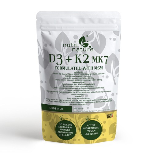 Vitamin D3 K2 10.000 IE Vegane Kapseln - Hochfest - Bild 4 von 11