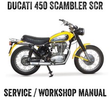1969-1974 Ducati Ducati 450 Scrambler SCR Workshop Service Manual PDF File