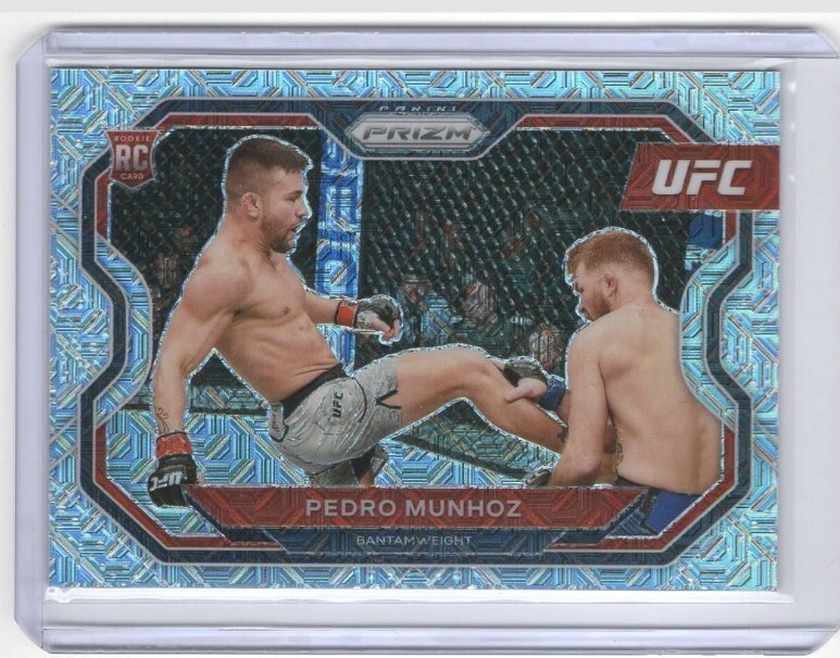 2021 Panini Prizm UFC Pedro Munhoz RC 02/25 Mojo Prizm Rookie Bantamweight