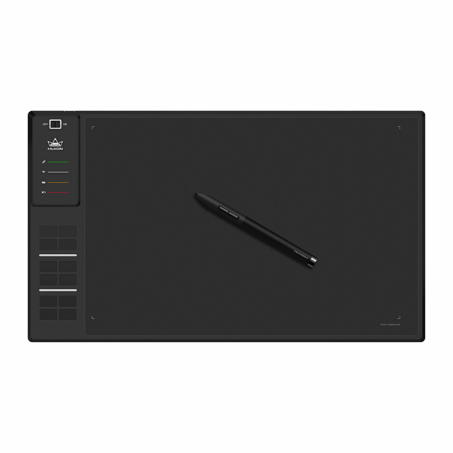 Huion WH1409 8192 Large Size Wireless Graphics Drawing Pen Tablet 13.8 x 8.6 US