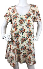 Show Me Your Mumu Kylie Floral A-line Mini Dress Short Flutter Sleeve Lined Sz M