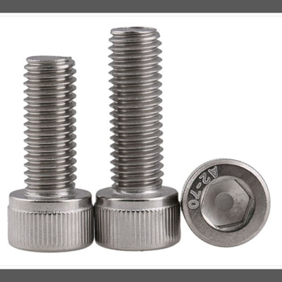 M1.4 M1.6 M2 M2.5 Hexagon Bolts A2 Stainless Steel Hexagon Socket Screws DIN 912