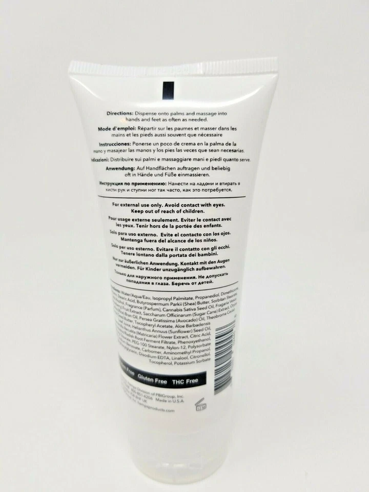 Hempz White Peppermint & Vanilla Hand & Foot Creme 3 oz 3 Tubes Limited Edition  - Image 3 of 3