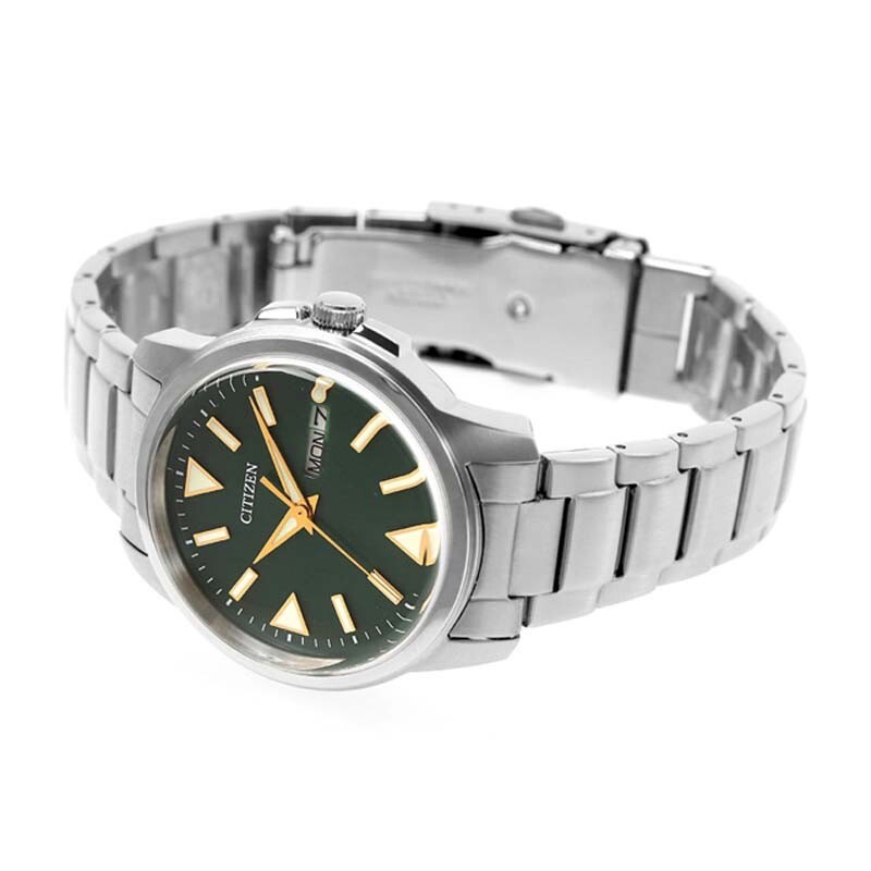Citizen Collection BM8180-71W Eco-Drive Green Dial Stainless Steel