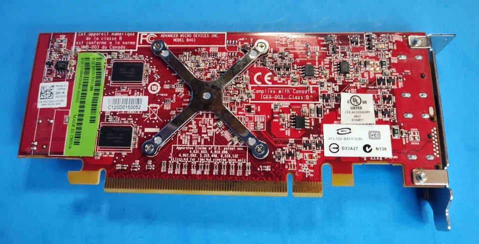 Dell AMD/ATI Radeon HD3470 256MB 2xDisplayPort Low-Profile PCIe Video Card C120D - Image 3 of 3