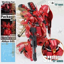 for RG 1/144 MSN-04 Sazabi Model SH Studio Details Add on Part Etch Sheet+Decal