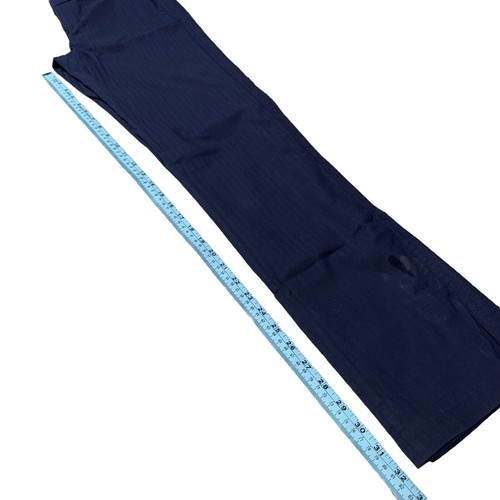 Marc By Marc Jacobs Women Pinstripe Trousers Jet Blue Size 6 Taper Commute Work - Picture 11 of 11