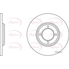 Apec Front Brake Disc (DSK264) - OE High Quality Precision Engineered Part