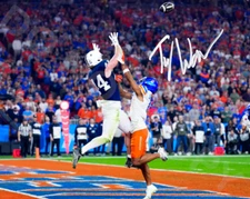 Tyler Warren Auto 8x10 Photo Signed Penn State Reprint Fiesta Bowl Catch 2024