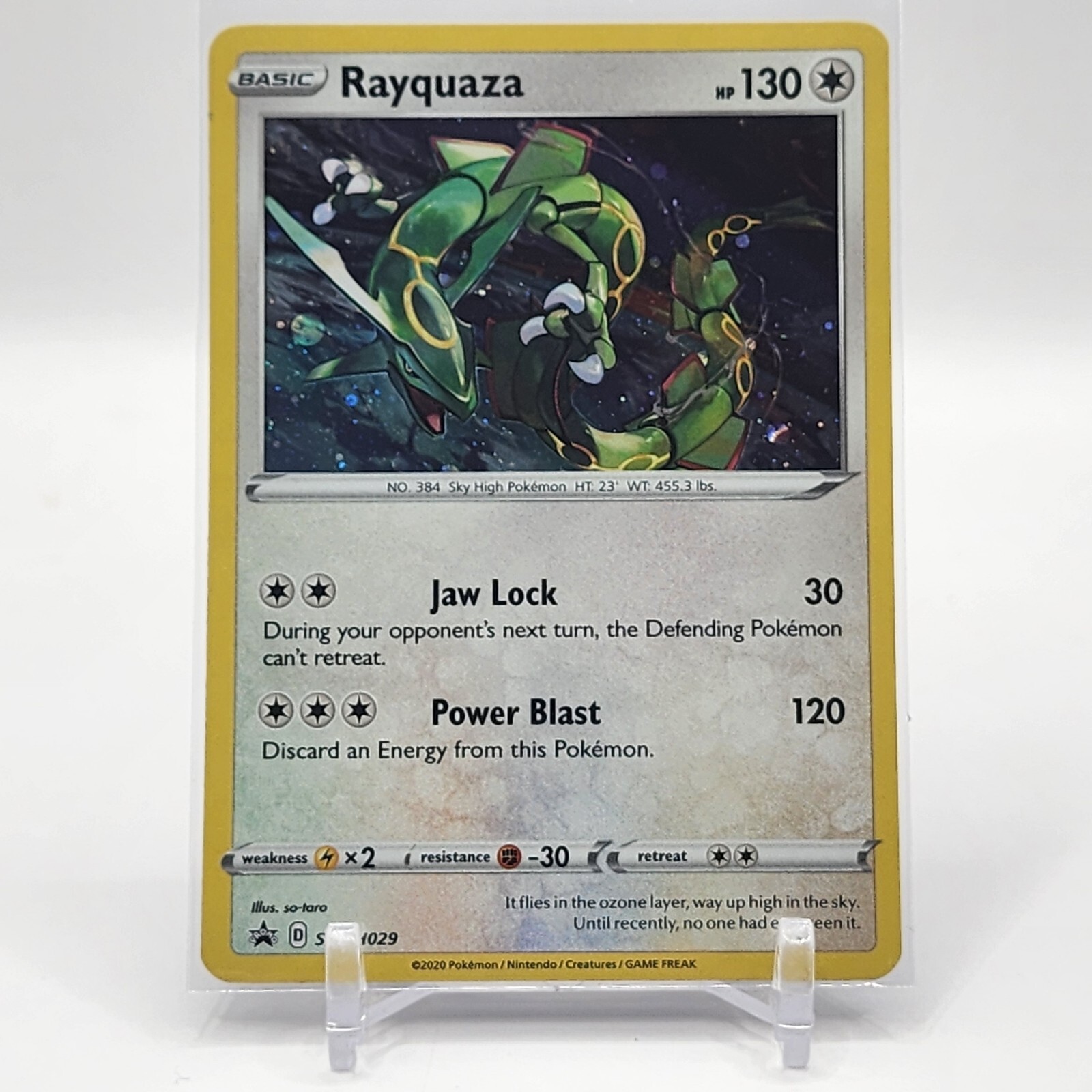 Rayquaza - SWSH029 - Cosmos Holo - Black Star Promo - Pokemon Card - NM/M