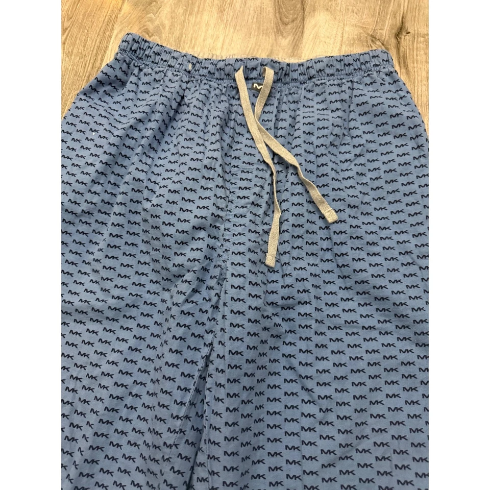男式 Michael Kors 睡衣 裤子 休闲 睡衣 All Over 标志 印花 尺寸 M — 第 2/4 张图片