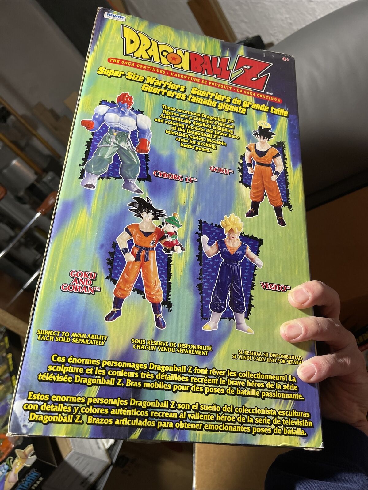 Dragon Ball Z Saga Continues Irwin Supersize Warriors Goku and Gohan NEW IN  BOX | eBay