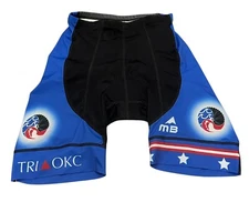 *MT BORAH W-Pro Padded Cycling Shorts Men’s  2X Black/Blues