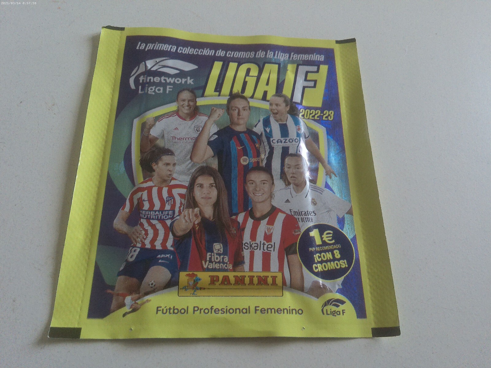 Panini España - Sobre Liga Femenina En Oferta La Liga F 2022/23 Pack Pegatinas Panini Para Álbum Liga Mujer Española España