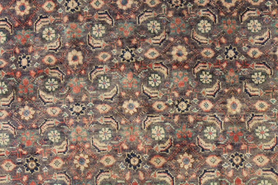 Traditional Vintage Wool 193cmX105cm Oriental Rug Handmade Carpet Rugs - Image 4 of 4