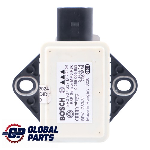 Audi A5 8T Hinten Beschleunigungssensor ESP Modul Steuergerät ECU 8R0907637B