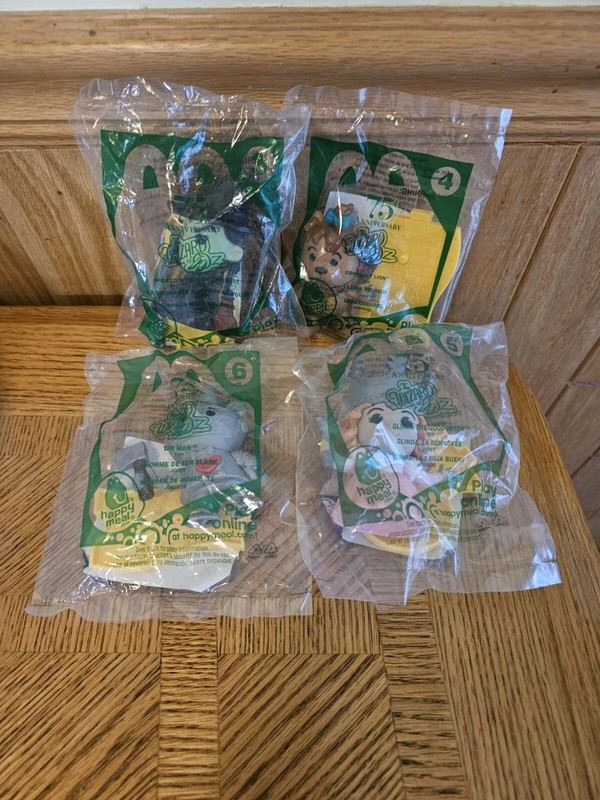 McDonald's Happy Meal Toys 75th Anniversary Wizard of Oz BN 3,4,5,6
