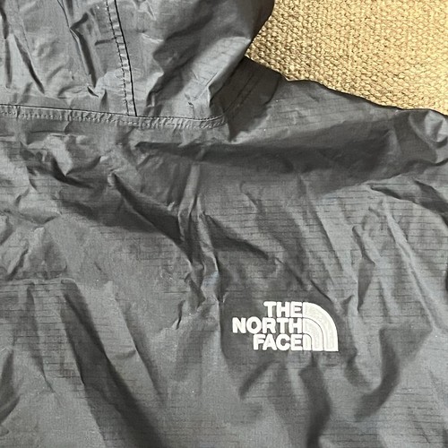 North Face Dryvent Hooded Jacket Boys Youth XL Black Zip Rain Shell Windbreaker - Picture 20 of 20