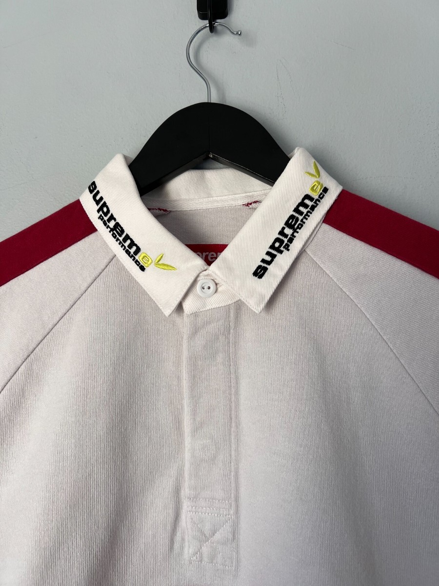 Supreme Chest Stripe Rugby - Size Large - Stone - NEW | eBay
