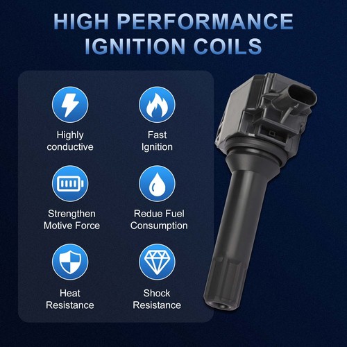 Ignition Coils & Spark Plugs Set Fit For Scion FR-S 2.0L H4 2013 2014 - Picture 3 of 24
