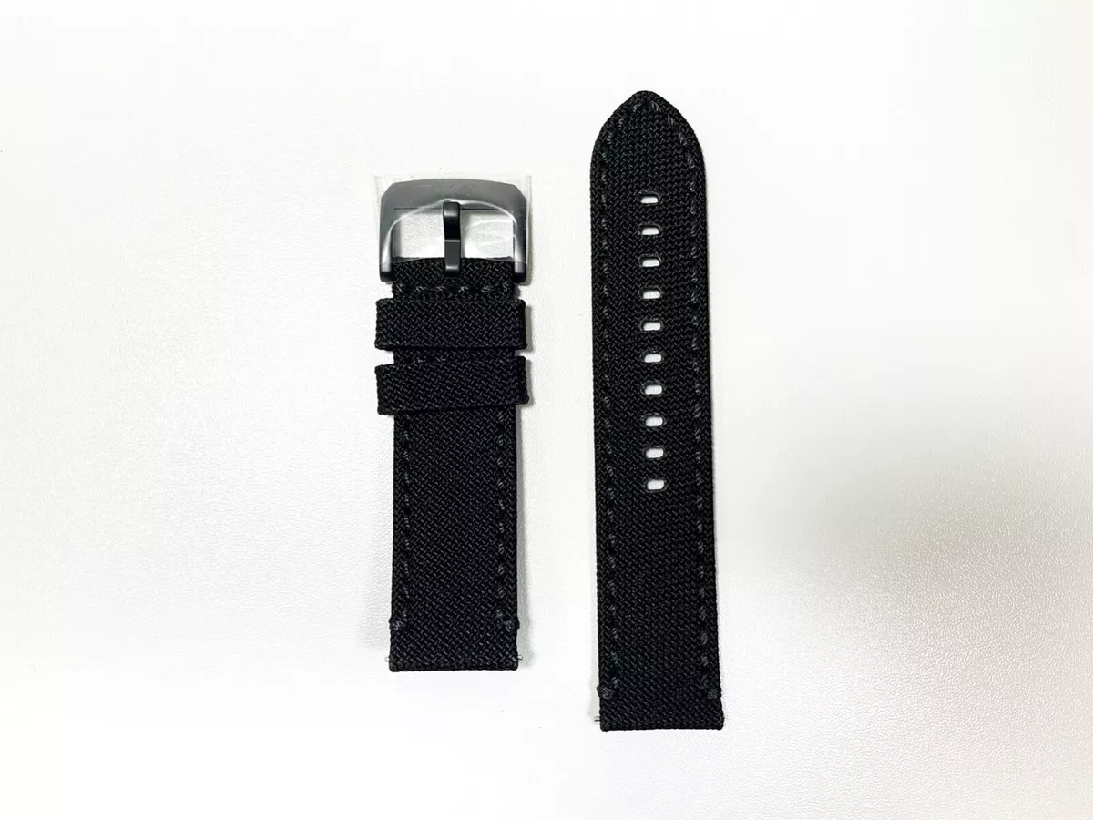 Tissot Men s Black Watch Strap 22mm 22mm EUC Never Worn eBay