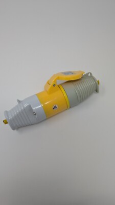 110 Volt 16 Ampere gelb IP44 Kommandostecker Baustellen. EN 60309