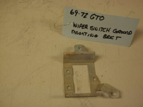 1969-72 WIPER SWITCH GROUND MOUNTING BRACKET FOR GTO JUDGE RA HO - Bild 3 von 10