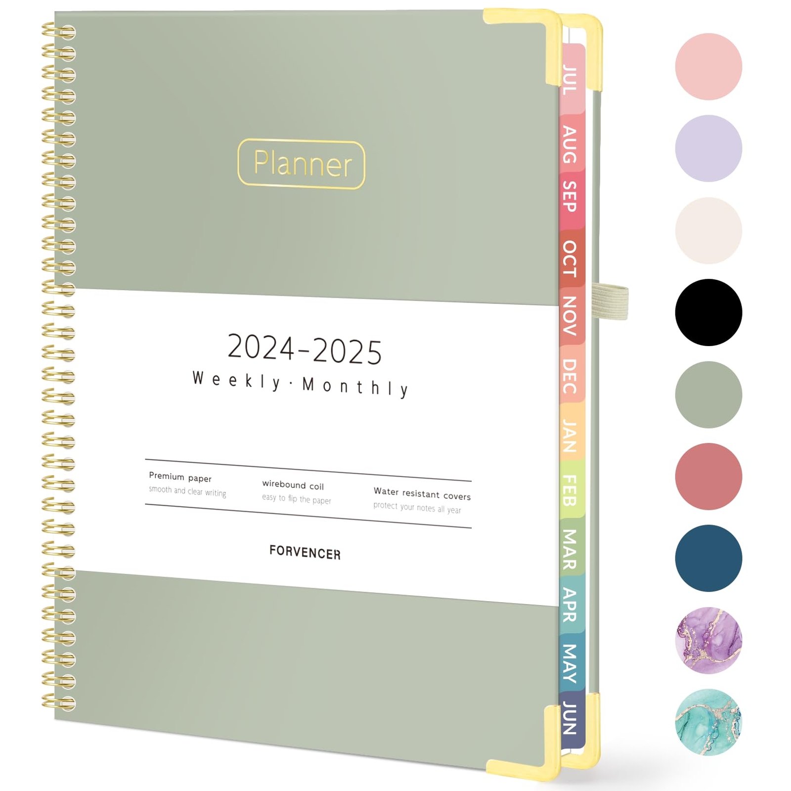 Forvencer Academic Planner 2024-2025 Weekly & Monthly Calendar Planner from J...