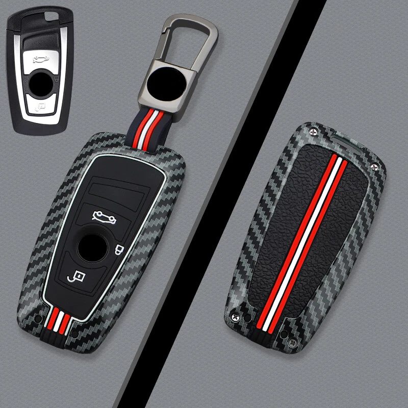 Zinc Alloy Silicone Car Key Case Cover For BMW 1 2 3 4 5 6 7 M5 X2 X3 X4 X5 F30 Foto 3 de 4