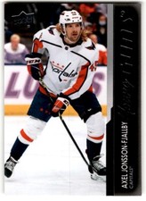 2021-22 Upper Deck Young Guns Axel Jonsson-Fjallby Rookie #734 Washington
