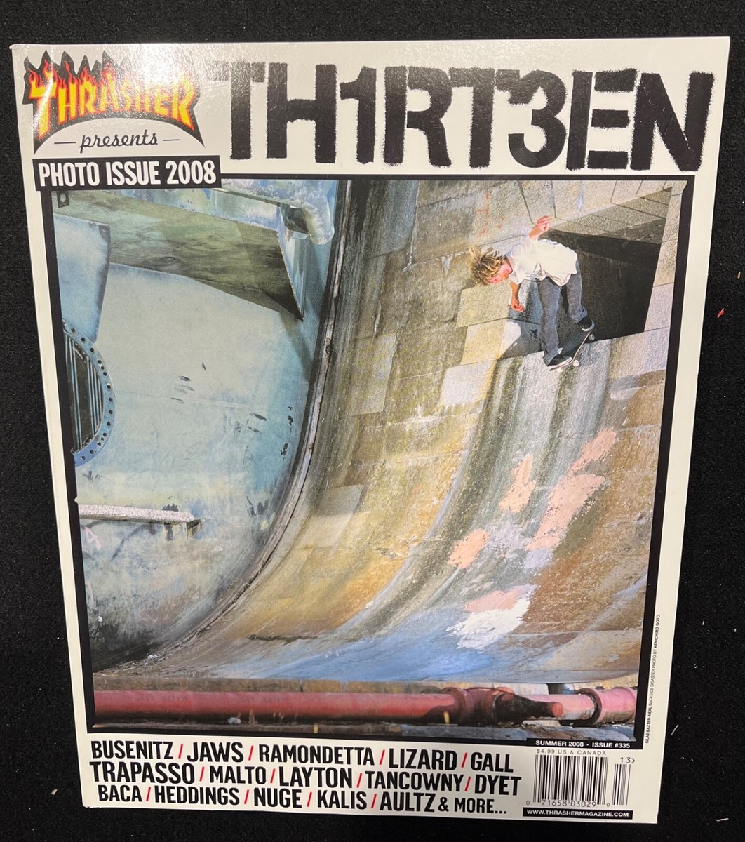 Thrasher Magazine TH1RT3EN Photo Issue Summer 2008