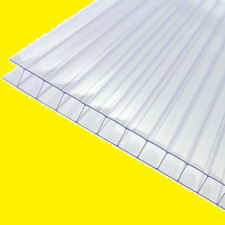10mm Clear Twinwall Polycarbonate Sheet Cut to small sizes up to 70x140cm