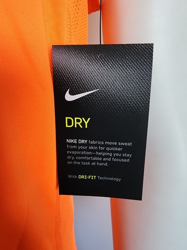 Carlton Blues AFL Nike 905669-803 Mens Orange Dri-Fit Training Singlet Size M - Picture 10 of 11