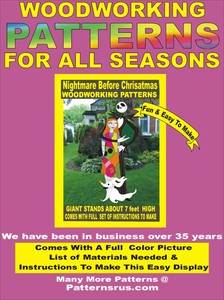 Download Nightmare Before Christmas Jack Sally Zero Woodworking Pattern Craft Yard Art Ebay Yellowimages Mockups