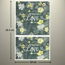 Mrs Grossman's Sticker - CHALK TALK - RADIATE LOVE - up to 20% OFF!!!