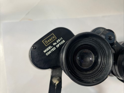 Sears Binoculars Model 2511 7x35 Wide Angle 500ft At 1000yds With Case - Picture 5 of 14
