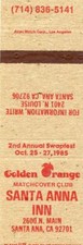 Santa Anna Inn, Santa Ana, California Matchbook