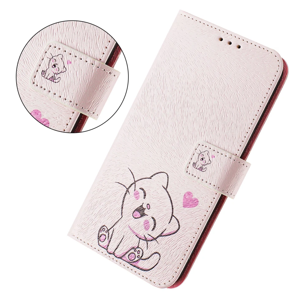 For Samsung Galaxy A55 A54 A53 A52 A51 Pattern PU Leather Wallet Card Phone Case - Image 4 of 4