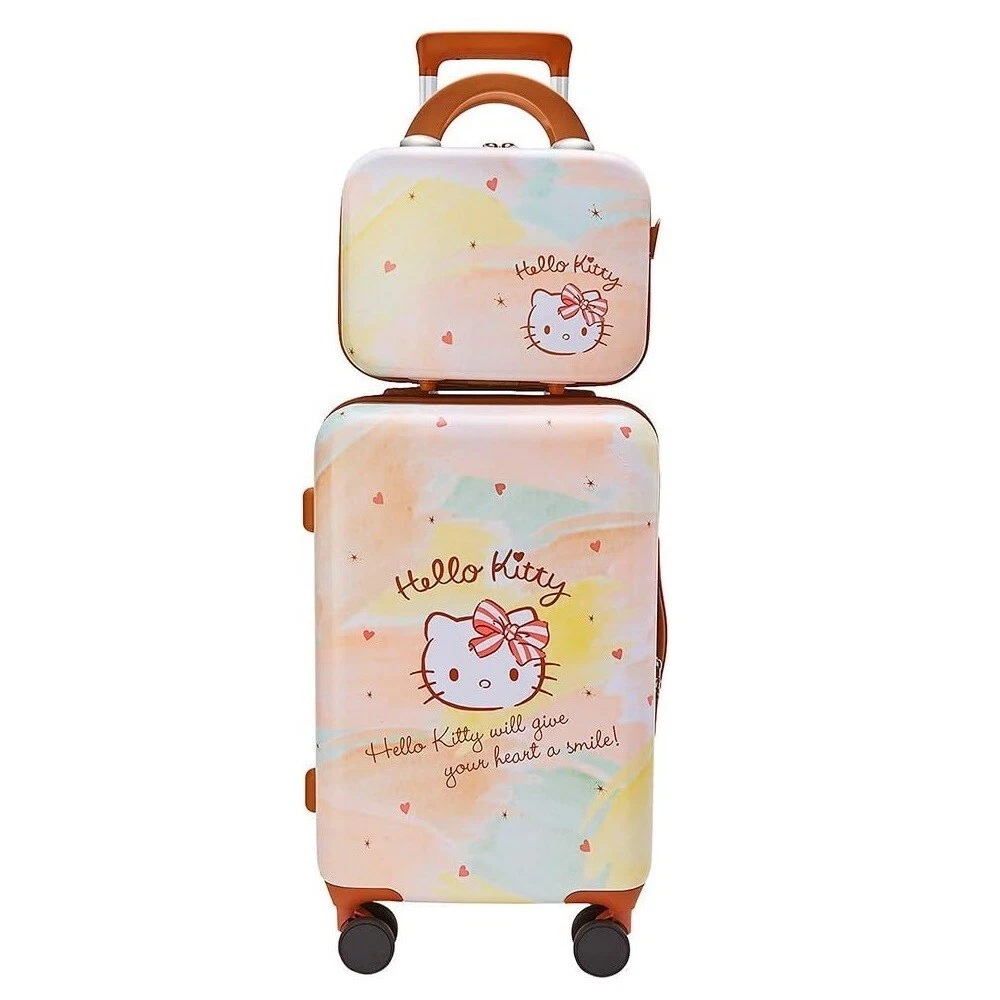 Sanrio Hello Kitty Travel Luggage Carry on Suitcase Bag Set Spinner Japan