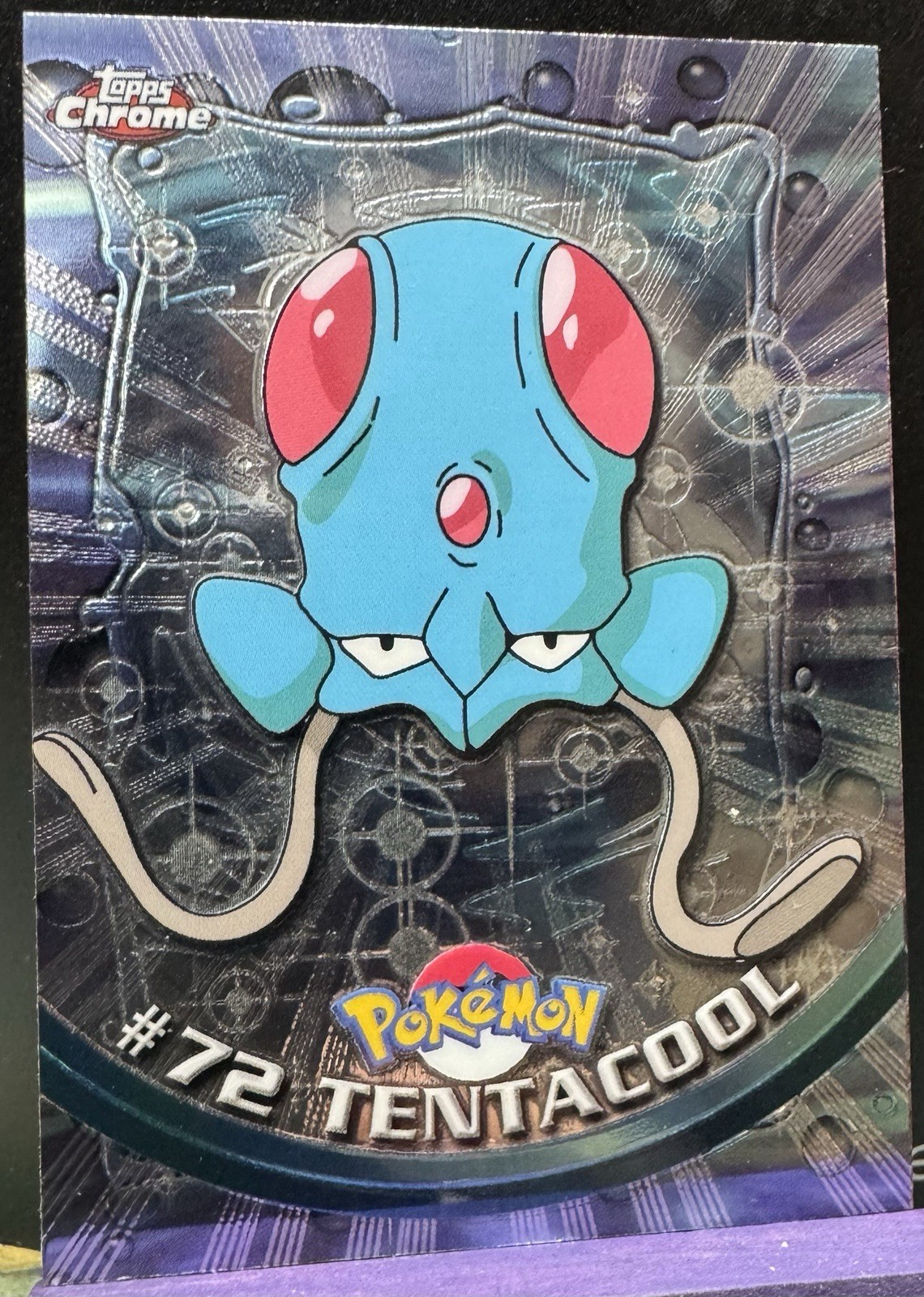 2000 Topps Chrome Pokemon: Tentacool #72 - NM