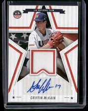 2025 Panini Stars and Stripes USA #SSM-GM Griffin McKain Signature Materials