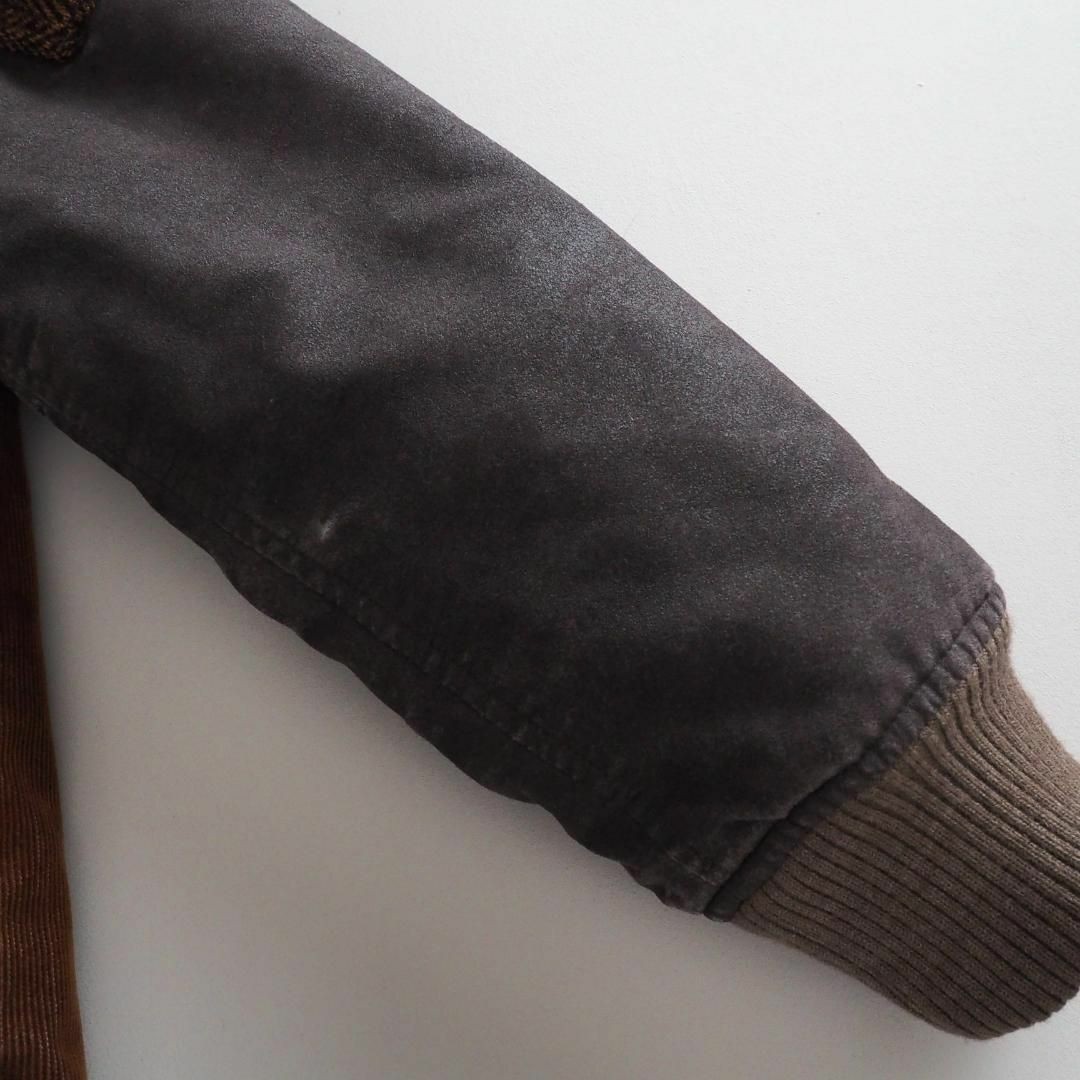 Karl Helm Rare Varsity Jacket Patchwork Corduroy … - image 6