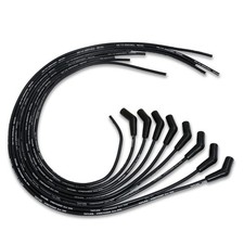 Taylor Spark Plug Wire Set 50053 Street Thunder 8mm Black 45 Deg Universal V8