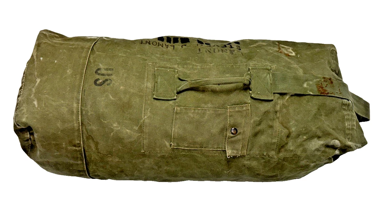 vintage army duffle bag products for sale | eBay