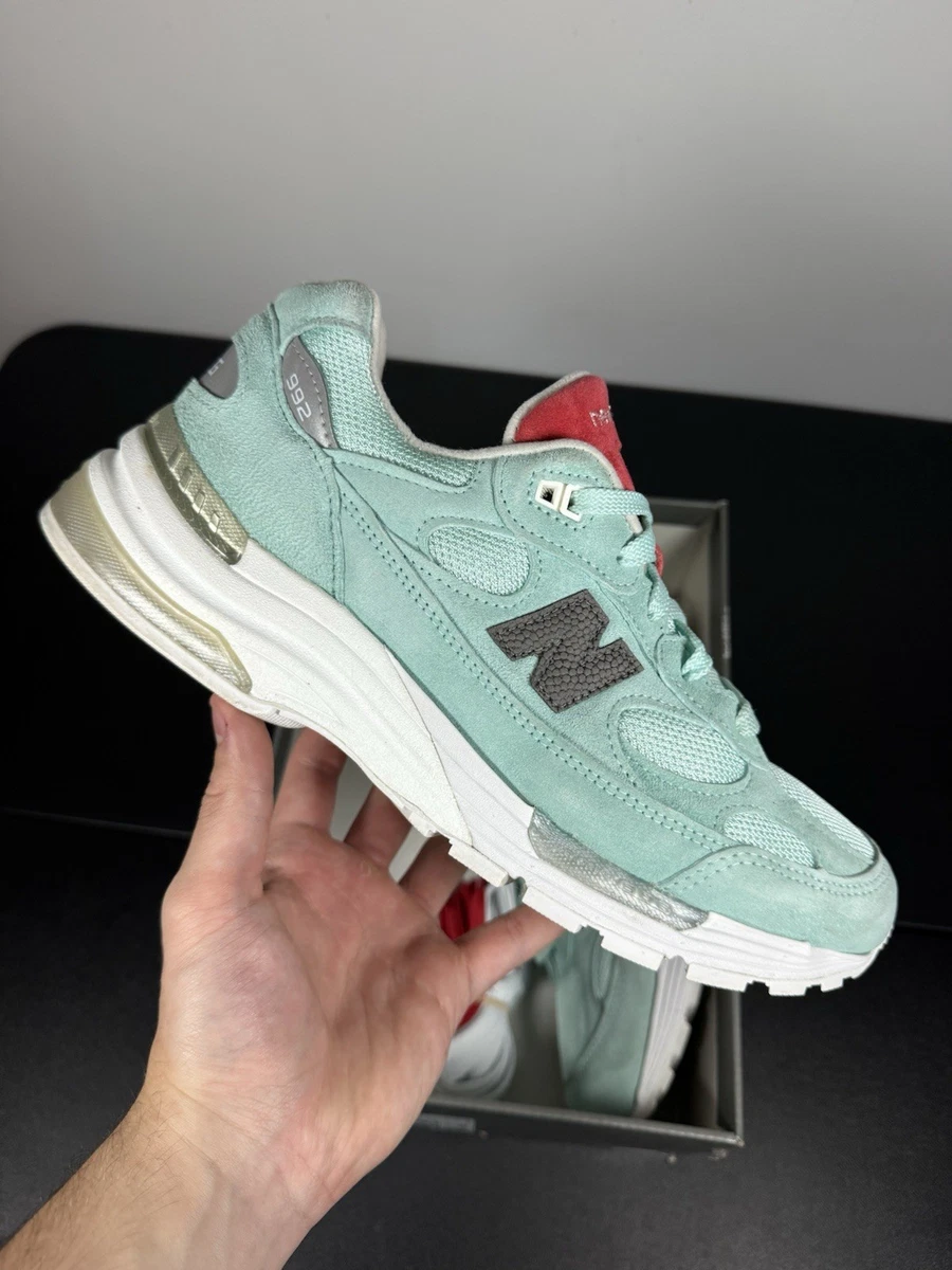 New Balance Kith x 992 Made in USA Kithmas Collection - Light Reef