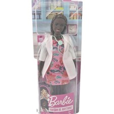 Mattel Barbie Doll You Can Be Anything Black Woman Doctor Career Stethoscope New