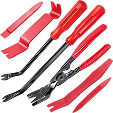 7 Pcs Car Trim Removal Tool Kit with Non-Scratch Plastic Pry Tool and Fastener C