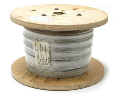 9/16'' Round Tin Plated Copper Braid Ground Strap, QQB575R30T0562, 100ft roll